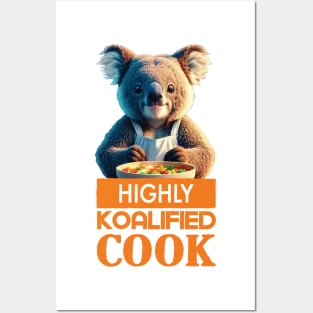 Just a Highly Koalified Cook Koala 2 Posters and Art